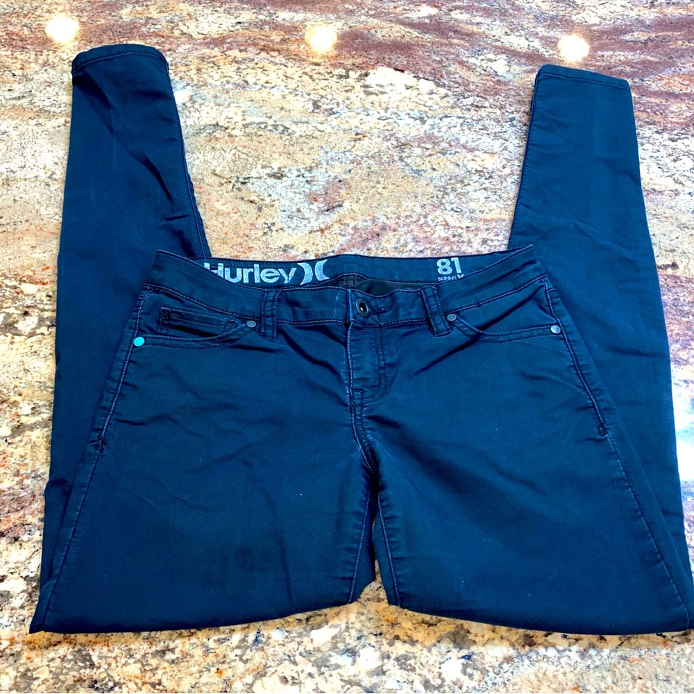 Hurley Size 26 Blue Khaki 81 Skinny Five Pocket Pants